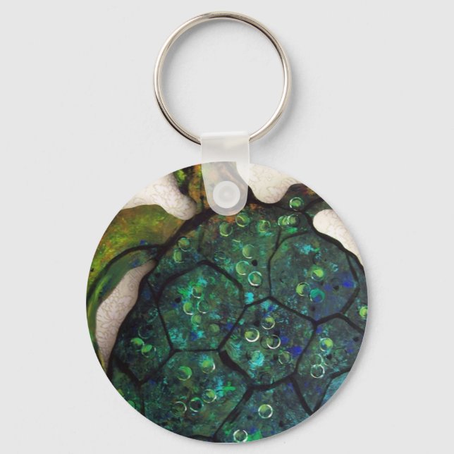 Sheldon the Sea turtle Key Ring (Front)