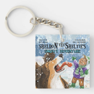 Sheldon the Sheltie Key Ring