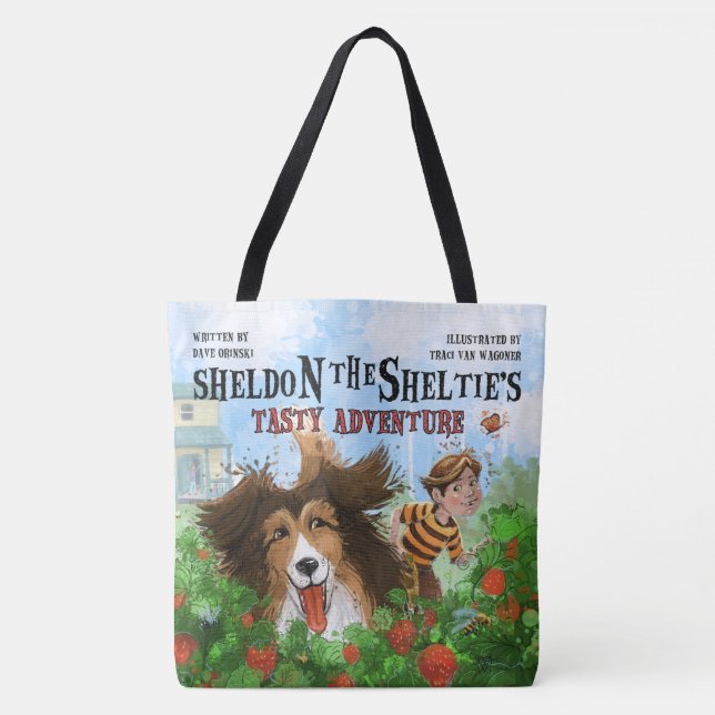 Sheldon the Sheltie Tote Bag (Front)