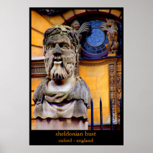 sheldonian bust poster