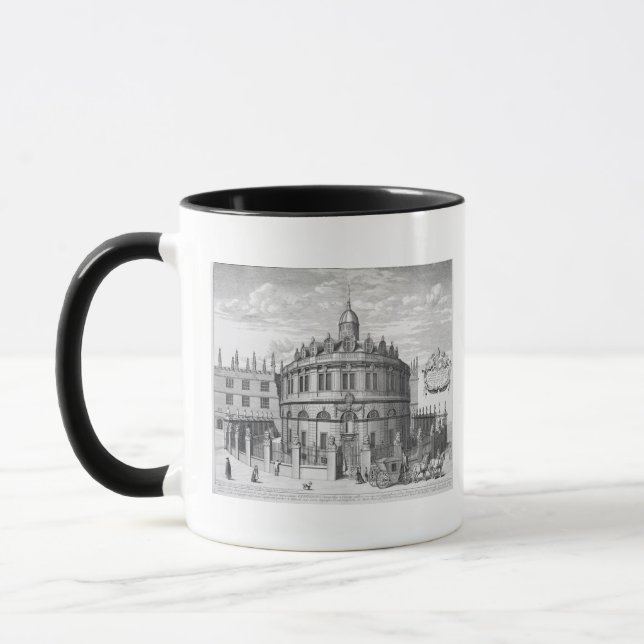 Sheldonian Theatre, Oxford, from 'Oxonia Illustrat Mug (Left)
