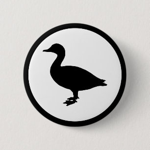 Sheldrake Duck 6 Cm Round Badge
