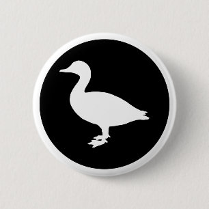 Sheldrake Duck 6 Cm Round Badge