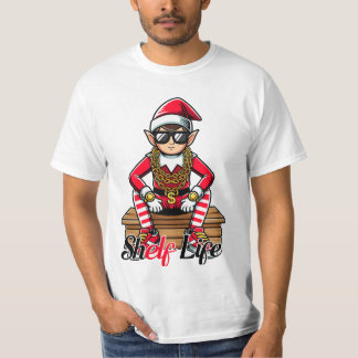 Shelf Life Christmas Hip Hop Elf T-Shirt