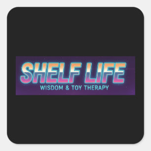 Shelf Life Logo 2 Sticker