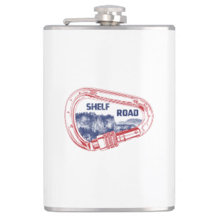 Shelf Road Climbing Carabiner Hip Flask