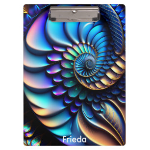 Shell and Leaf Fractal Clipboard