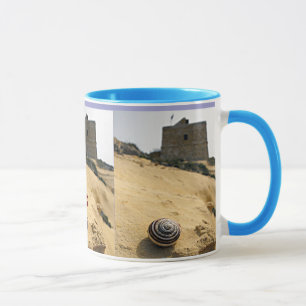 Shell and Tower, Gozo, Malta Mug