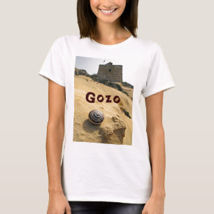 Shell and Tower, Gozo, Malta T-Shirt