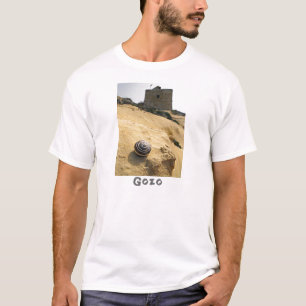 Shell and Tower, Gozo, Malta T-Shirt