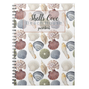 Shell Art Beach Vacation Rental Guest Book