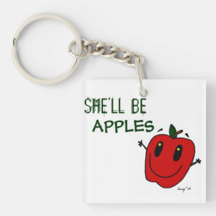 SHE'LL BE APPLES Acrylic Keychains