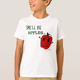 SHE'LL BE APPLES Kids Basic T-Shirt