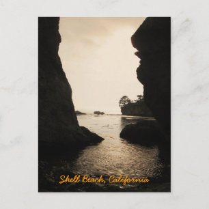 Shell Beach, California Postcard