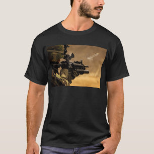 Shell Casing Fired from an M-4 Rifle T-Shirt