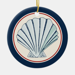 Shell Ceramic Tree Decoration