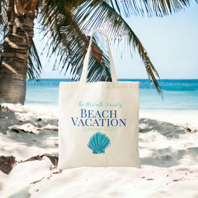 Shell Custom Beach Cruise Reunion Vacation Tote Bag (Creator Uploaded)