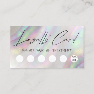 shell design loyalty card