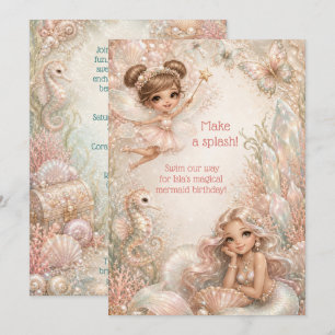 Shell-ebrate Under the Sea Mermaid Girls Birthday
