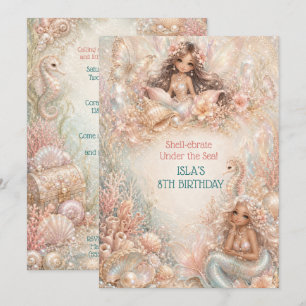 Shell-ebrate Under the Sea Mermaid Girls Birthday