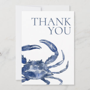 Shell-ebration Maryland Baby Shower Thank You Card