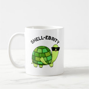 Shell-ebrity Funny Celebrity Tortoise Pun  Coffee Mug