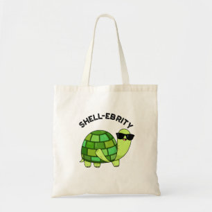 Shell-ebrity Funny Celebrity Tortoise Pun Tote Bag