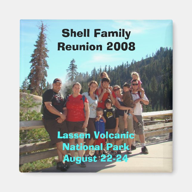 Shell Family Reunion 2008 Magnet (Front)