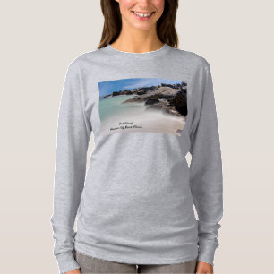 Shell Island Rocks And Waves Long Sleeve T-shirt