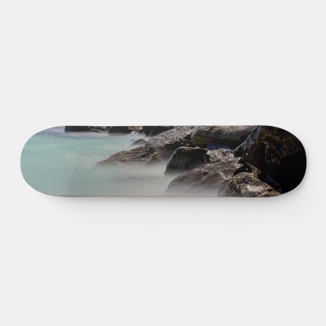 Shell Island Rocks And Waves Skateboard (Horz)