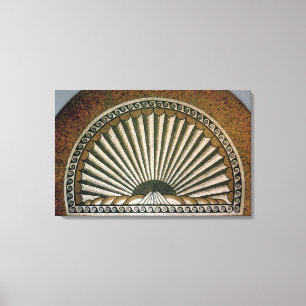 Shell mosaic, Insula II Building I 130-150 AD Canvas Print