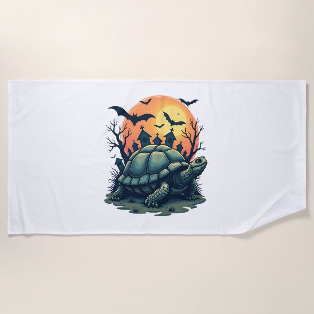 Shell of Screams Turtle Beach Towel (Front)