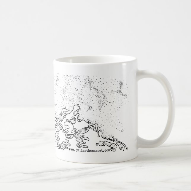 Shell on the Beach Coffee Mug (Right)