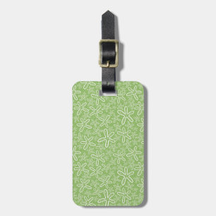 Shell Pattern On Spotted Background Luggage Tag