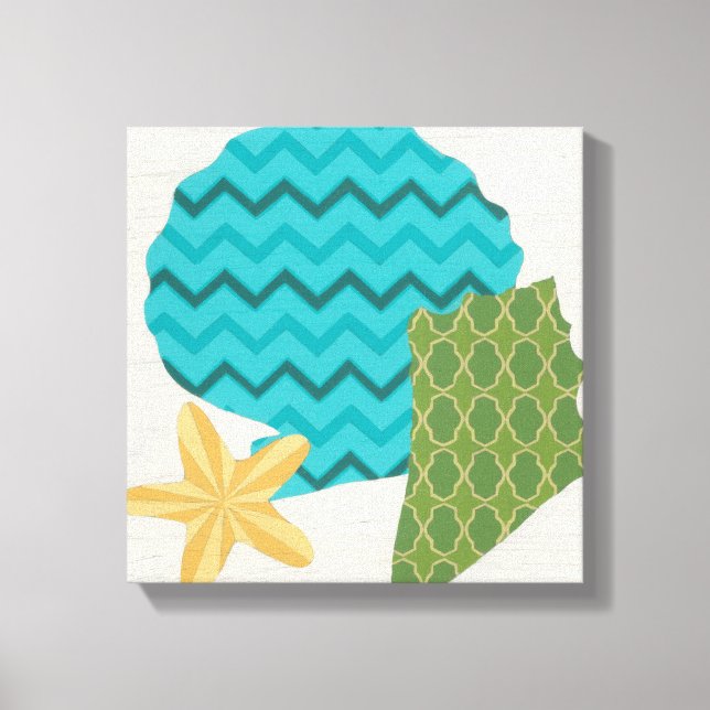 Shell Patterns II Canvas Print (Front)