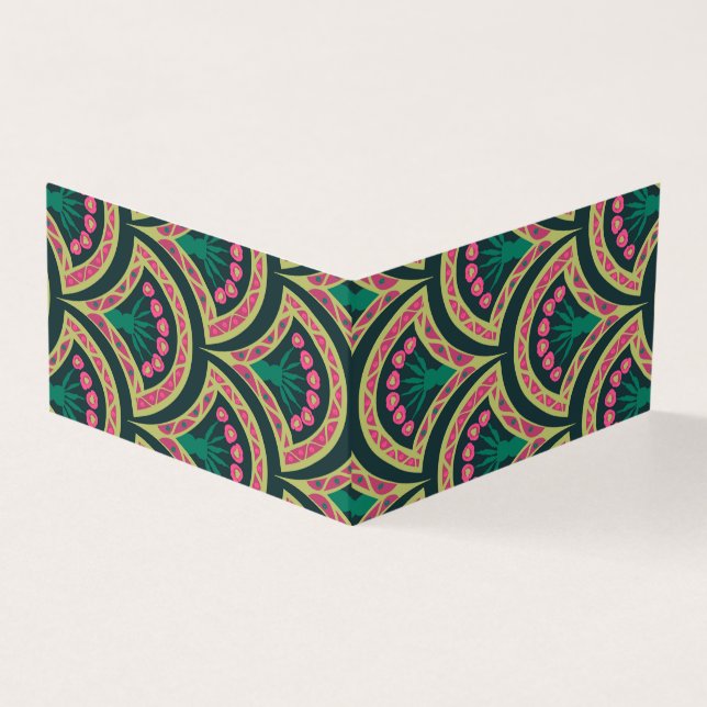 shell shaped green pattern (Outside)