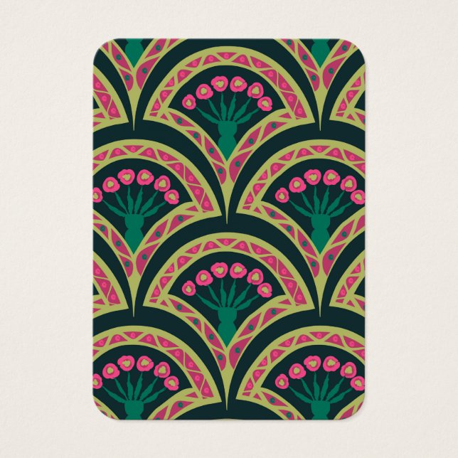 shell shaped green pattern (Front)