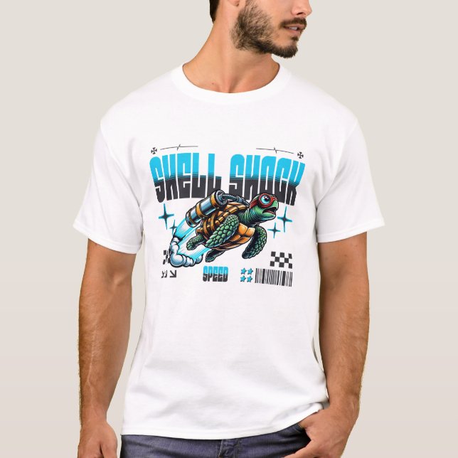 Shell Shock Turbo Turtle T-Shirt (Front)