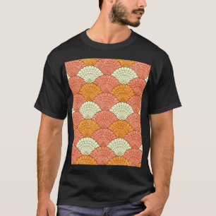 Shell Spectacle: Abstract Sea Patterns T-Shirt