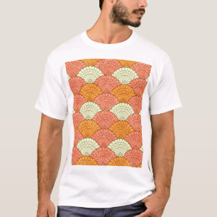 Shell Spectacle: Abstract Sea Patterns T-Shirt