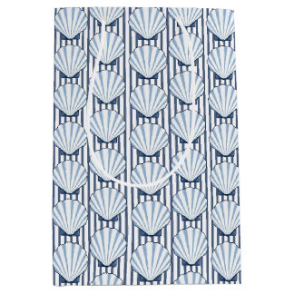 Shell Stripe Elegance! Medium Gift Bag