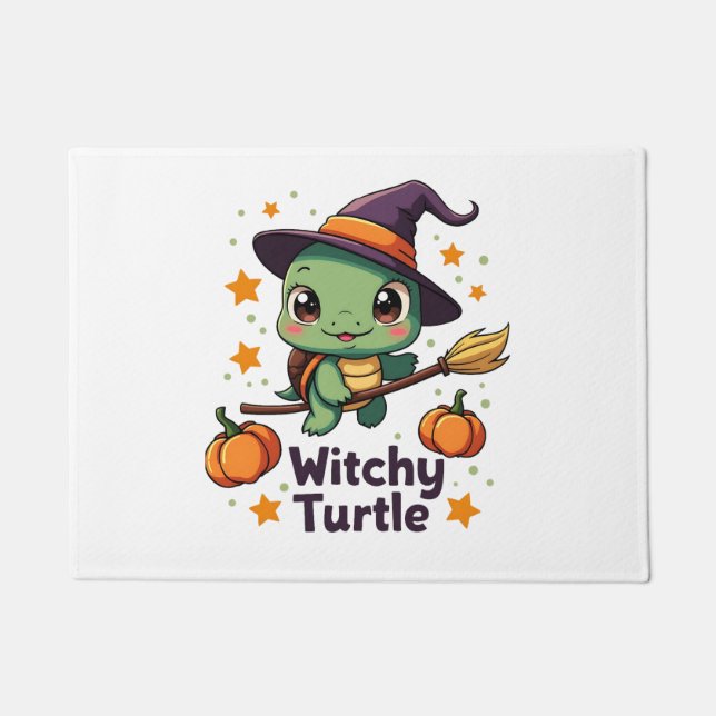 Shell Witch Turtle Doormat (Front)
