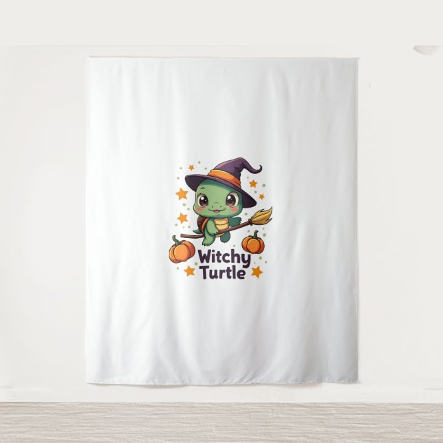Shell Witch Turtle Tapestry (Front)