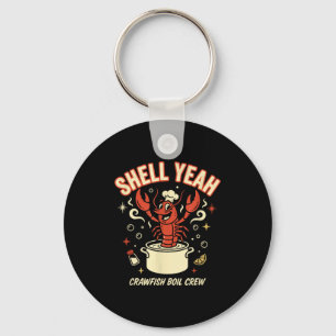 Shell Yeah Crawfish Boil Crew Key Ring
