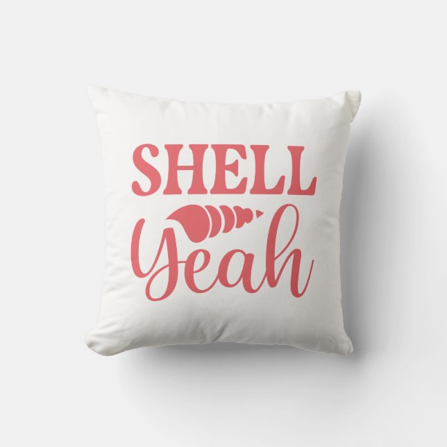 Shell Yeah Cushion (Front)