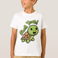 Shell Yeah! Cute Turtle Pun Cartoon Is Perfect