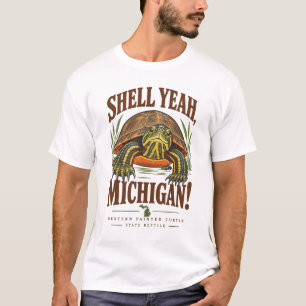 Shell Yeah MI Painted-Turtle T-Shirt