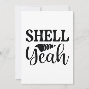 Shell Yeah Thank You Card