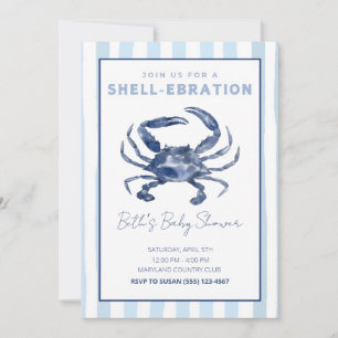 Shellabration Baby Shower Invitation
