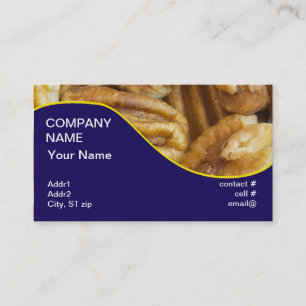 shelled pecans business card